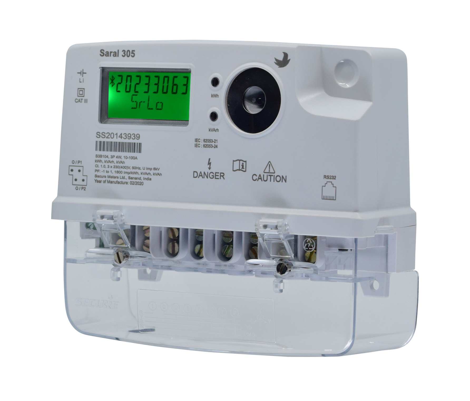 Three Phase Whole Current Bi-directional Meter